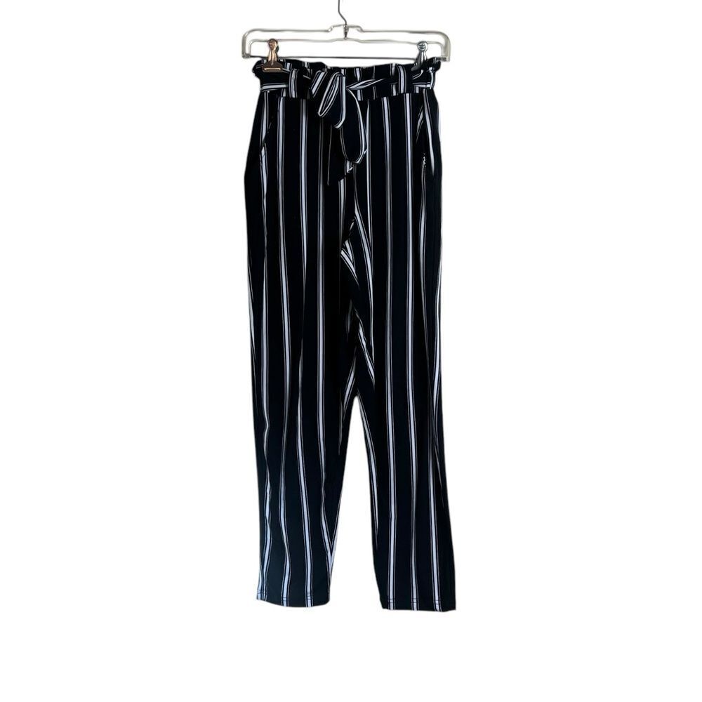 3 for $30! Full circle trends Black and White Striped Pants